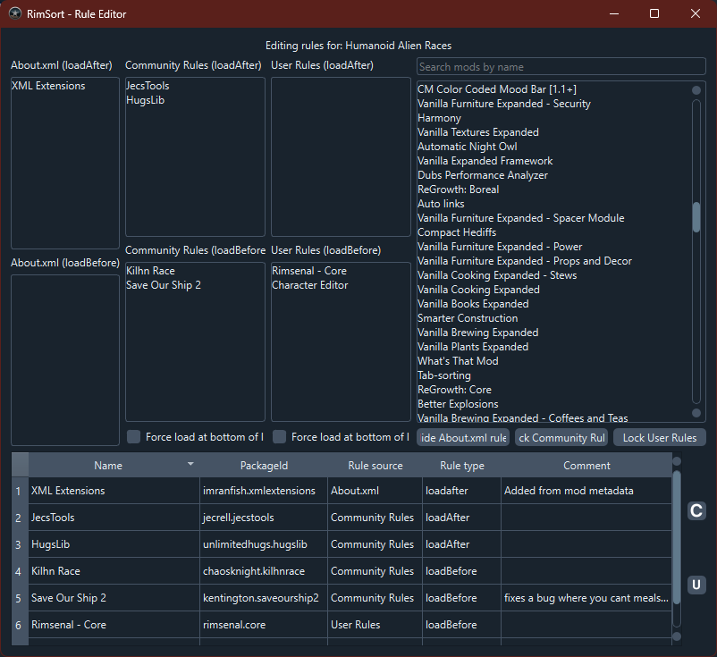Rule Editor Preview